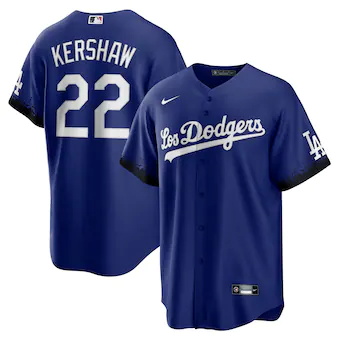 mens nike clayton kershaw royal los angeles dodgers city co